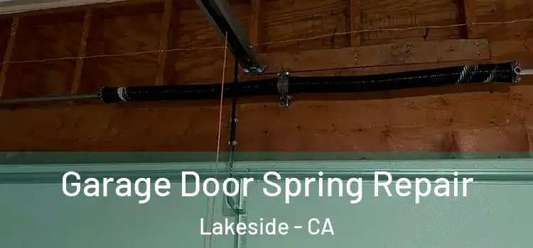  Garage Door Spring Repair Lakeside - CA