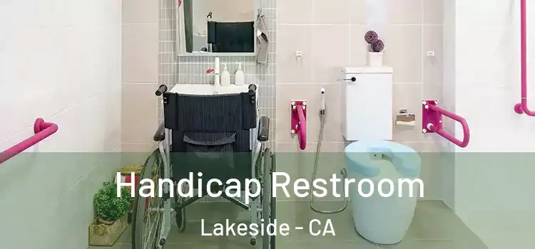 Handicap Restroom Lakeside - CA